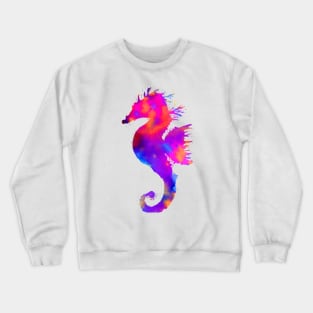 Rainbow Seahorse Crewneck Sweatshirt